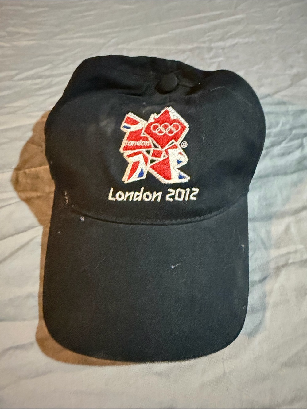 London 2012 Embroidered Baseball Cap - Black